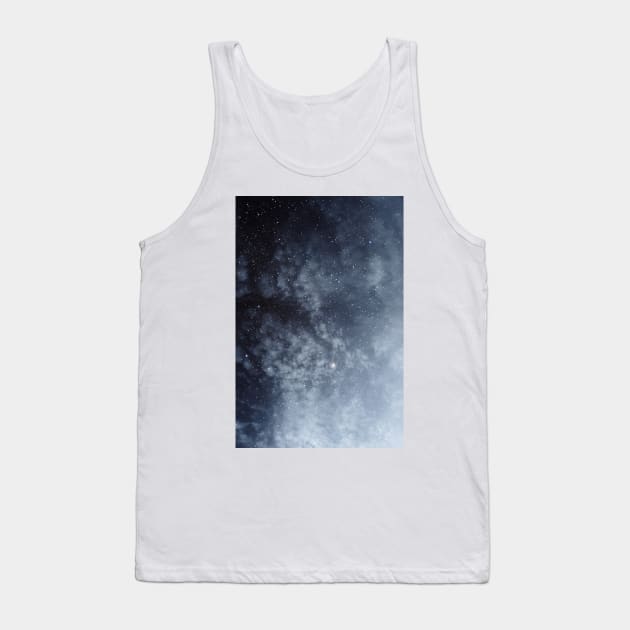 Blue veiled moon Tank Top by va103